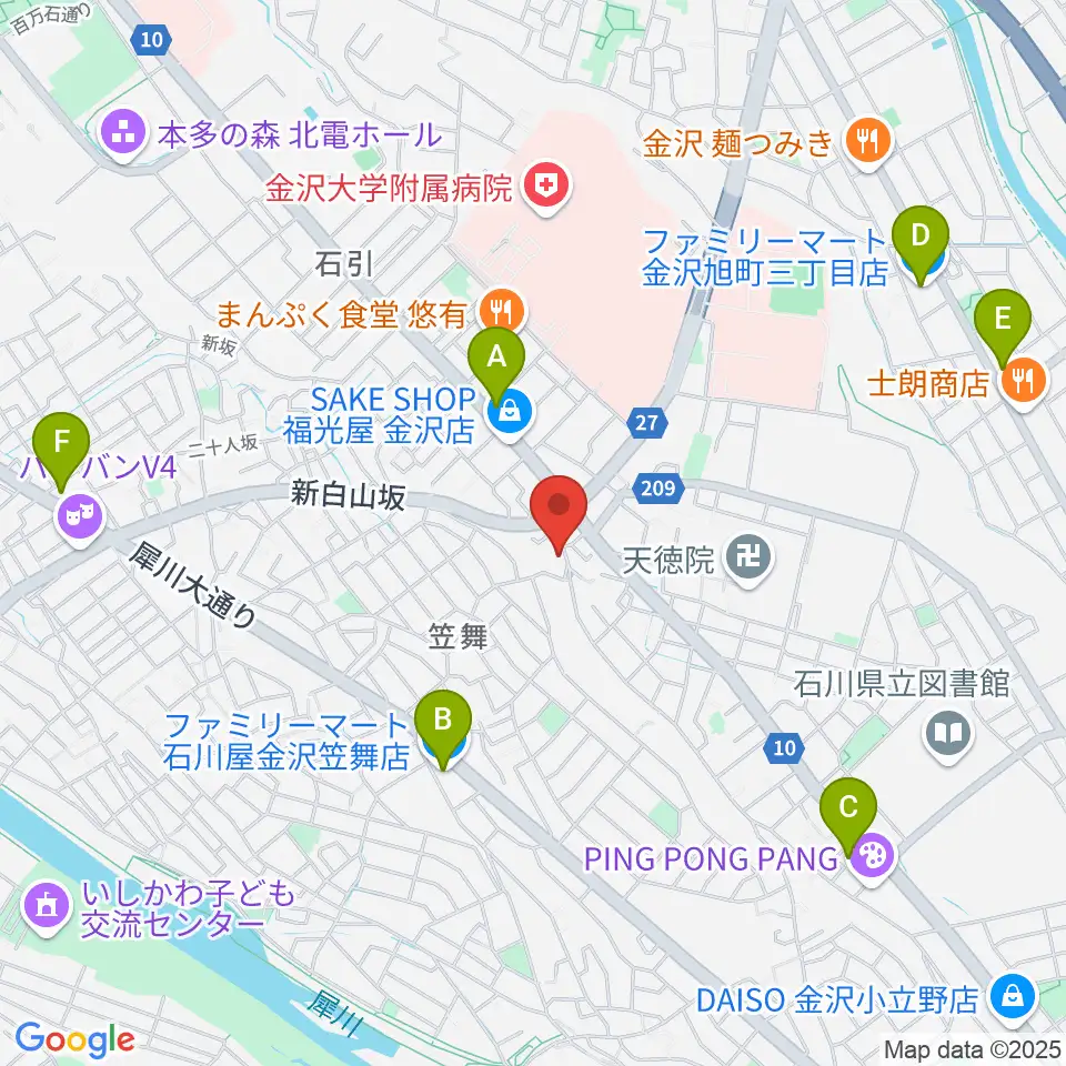アマルナミュージックスタジオ周辺のコンビニエンスストア一覧地図
