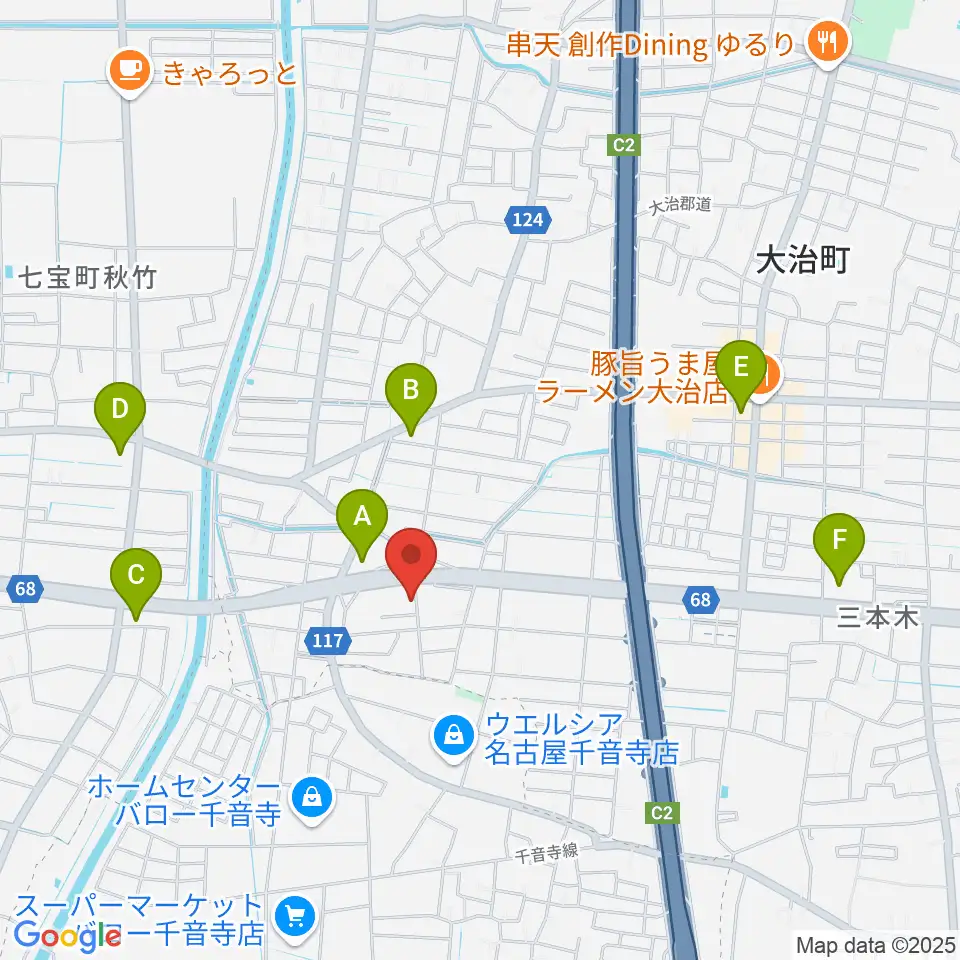ブリルベイト周辺のコンビニエンスストア一覧地図