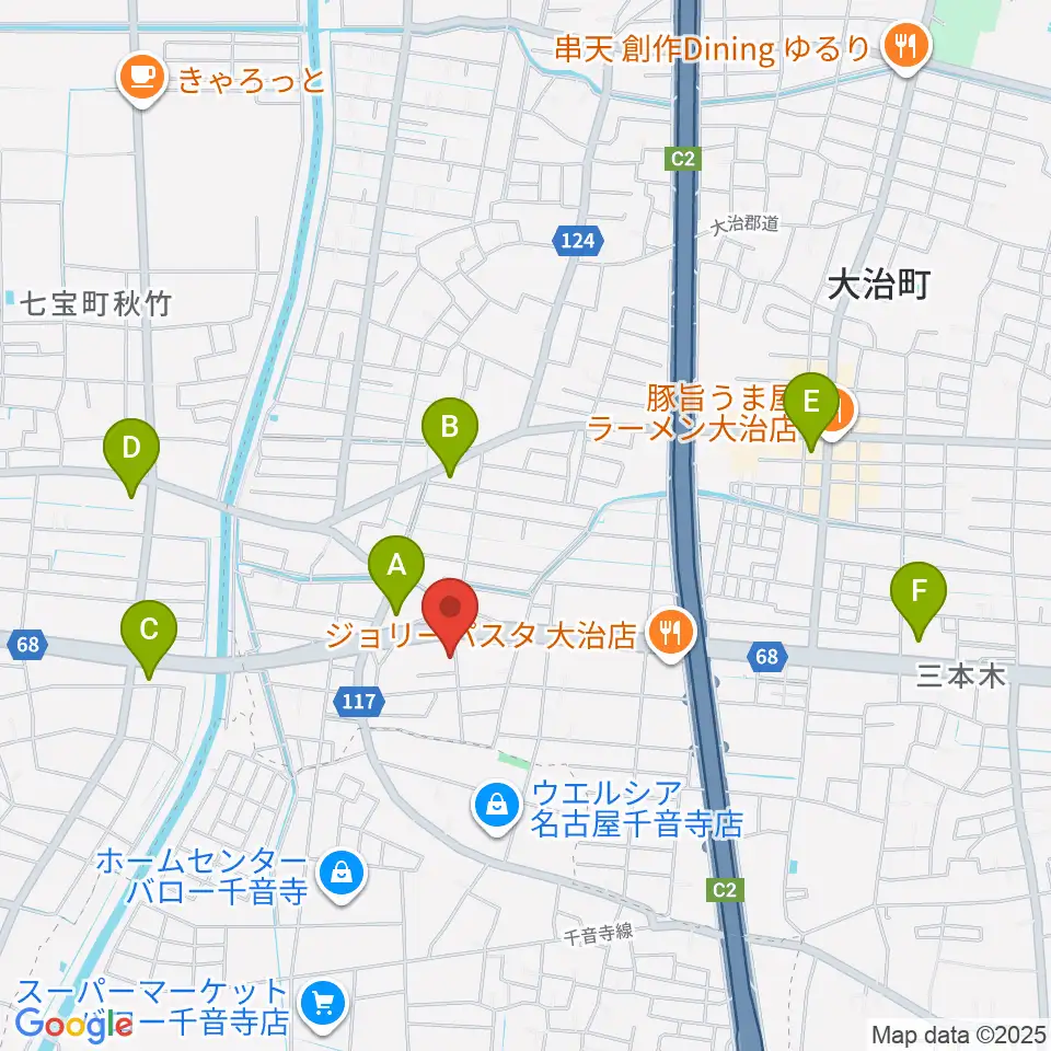 ブリルベイト周辺のコンビニエンスストア一覧地図