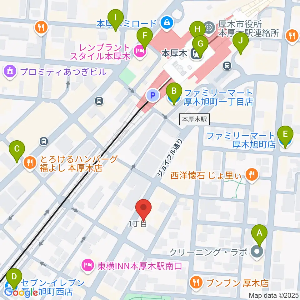タイサクミュージシャンズスクール周辺のコンビニエンスストア一覧地図
