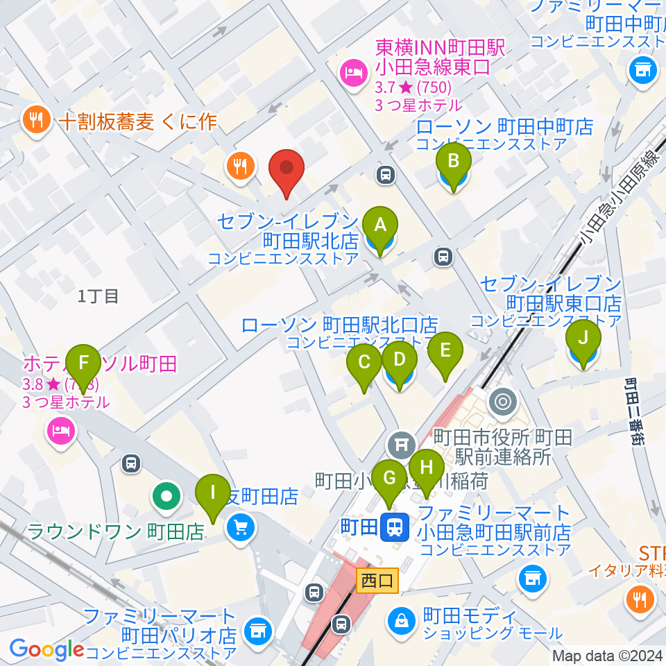 万象房周辺のコンビニエンスストア一覧地図