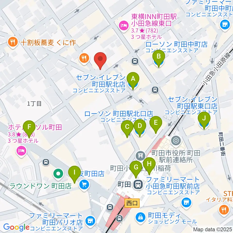 万象房周辺のコンビニエンスストア一覧地図