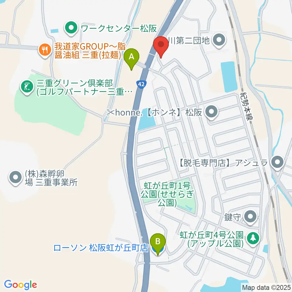 タックガッキ音楽教室周辺のコンビニエンスストア一覧地図
