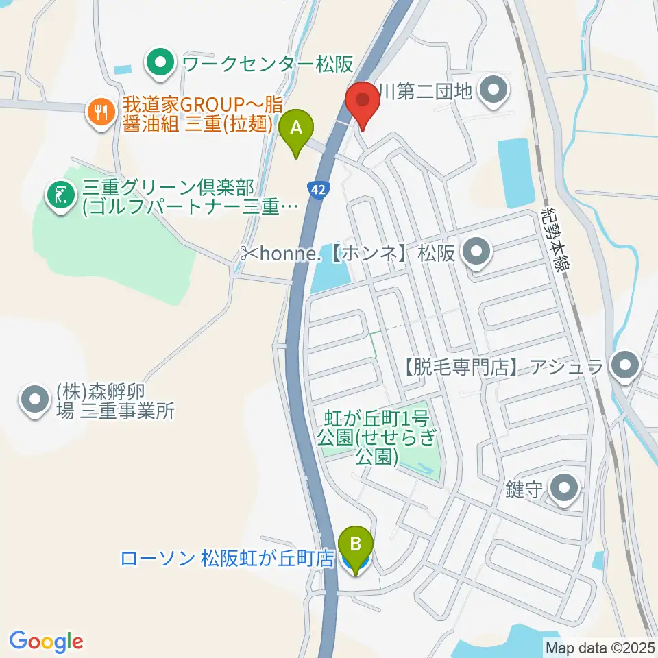 タックガッキ音楽教室周辺のコンビニエンスストア一覧地図