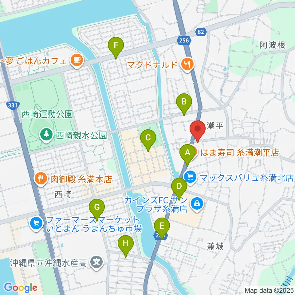 フリューゲル音楽教室周辺のコンビニエンスストア一覧地図