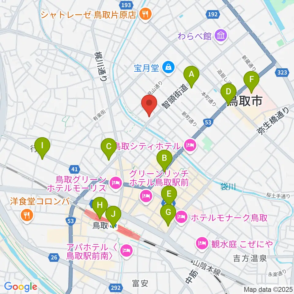 アコヤ楽器店 本店周辺のコンビニエンスストア一覧地図