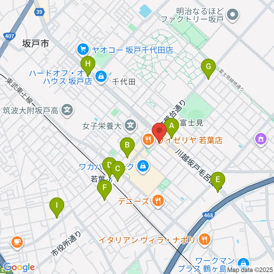 おんがくえん周辺のコンビニエンスストア一覧地図