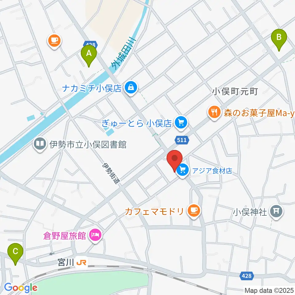ウィーン音楽教室周辺のコンビニエンスストア一覧地図