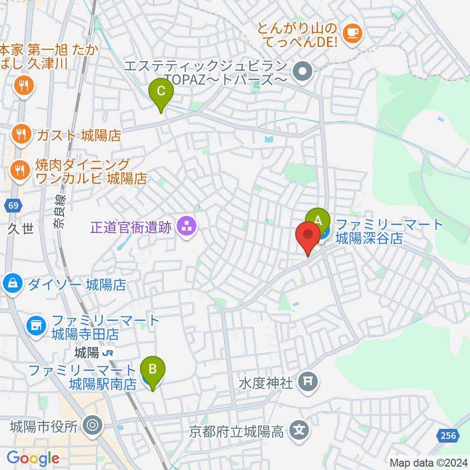 スタジオスキップ周辺のコンビニエンスストア一覧地図