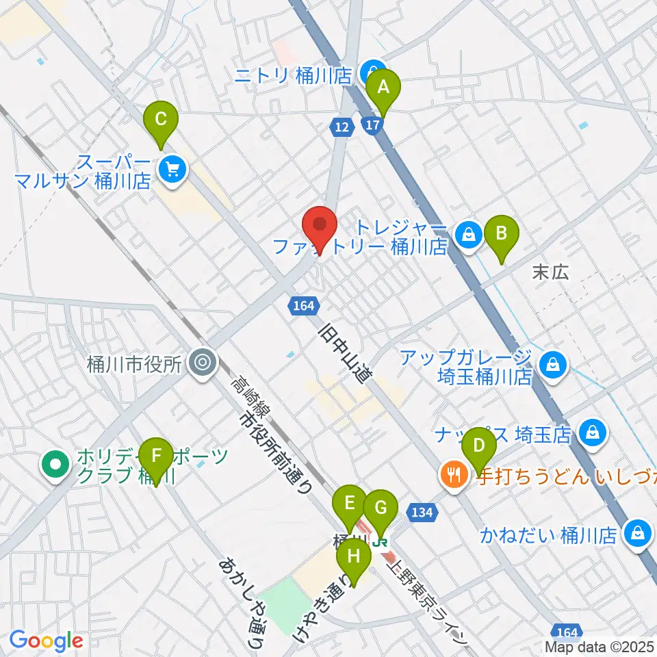 エチュード音楽教室周辺のコンビニエンスストア一覧地図