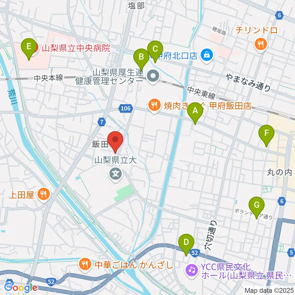 ぱる音楽教室周辺のコンビニエンスストア一覧地図