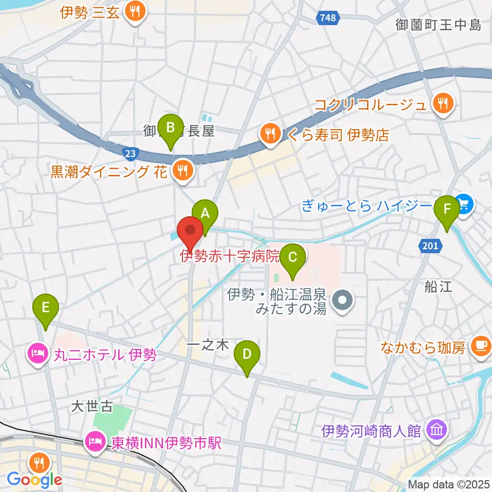 伊勢STUDIO Etude周辺のコンビニエンスストア一覧地図