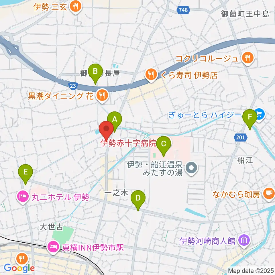 伊勢STUDIO Etude周辺のコンビニエンスストア一覧地図