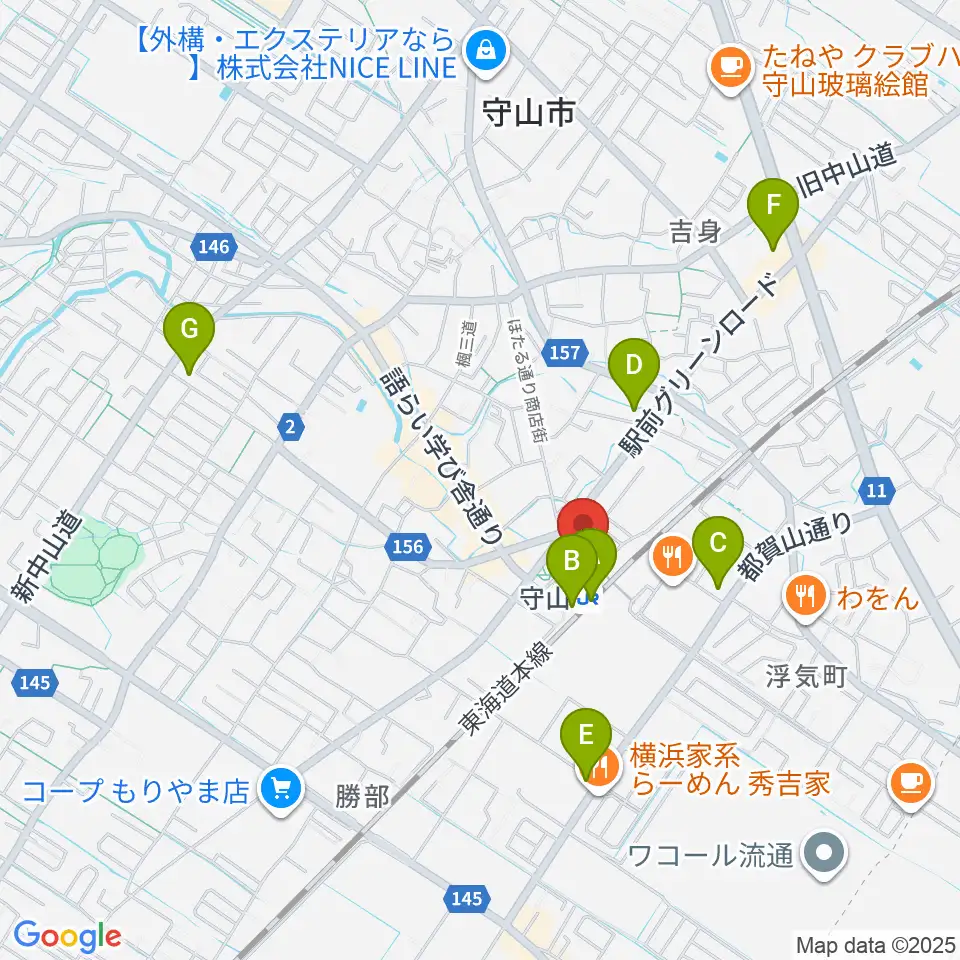 ハーモニー・ミュージック・スタジオ周辺のコンビニエンスストア一覧地図