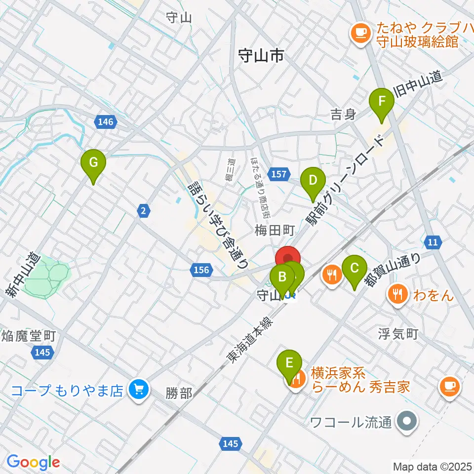 ハーモニー・ミュージック・スタジオ周辺のコンビニエンスストア一覧地図