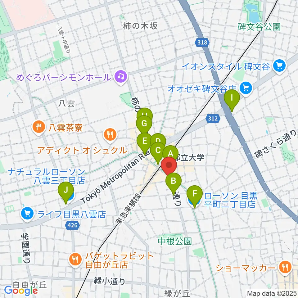山田聖ヴァイオリン工房周辺のコンビニエンスストア一覧地図