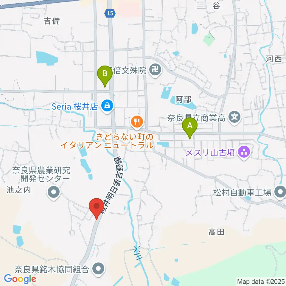 レイジーウッド音楽教室周辺のコンビニエンスストア一覧地図
