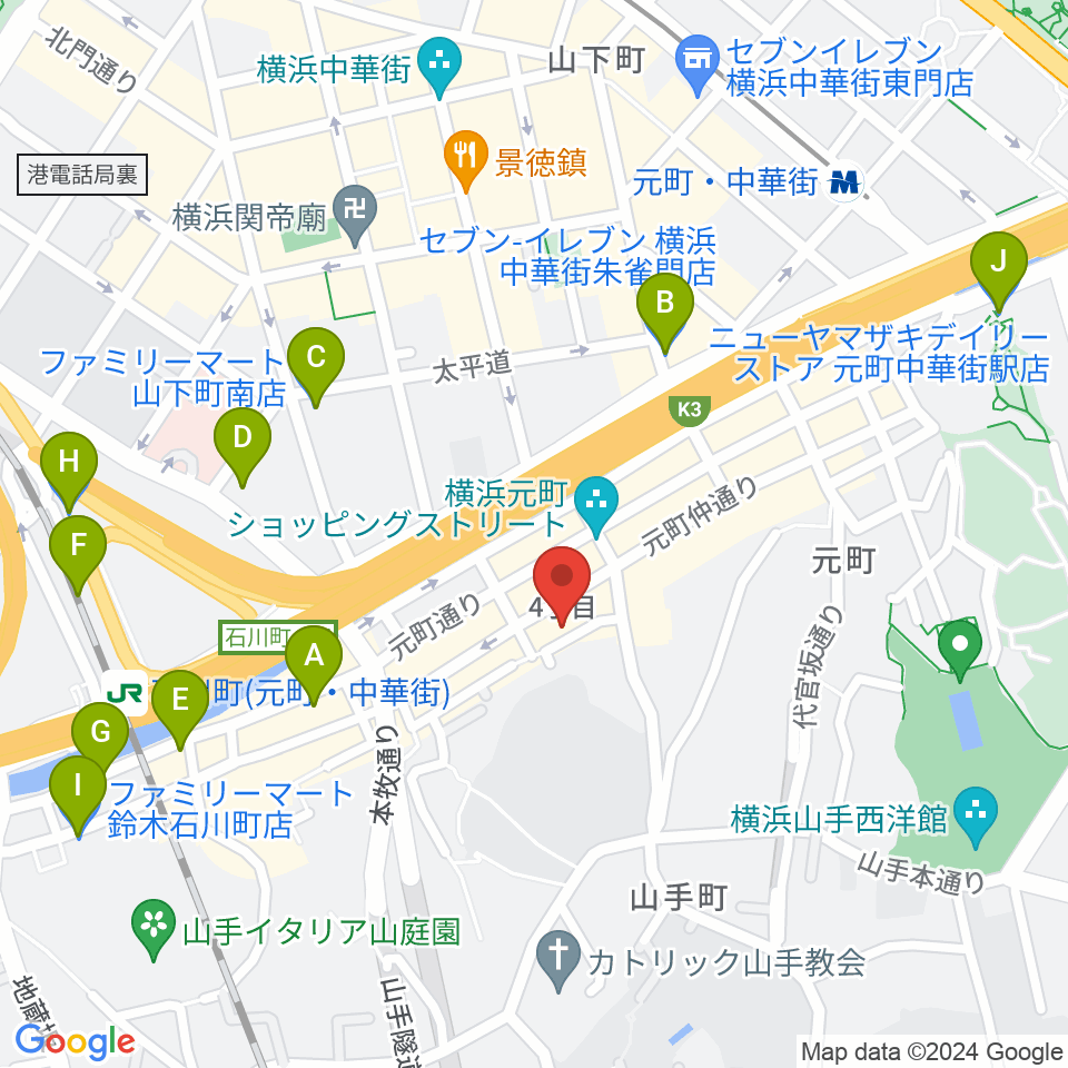 Sanae Fun Music周辺のコンビニエンスストア一覧地図