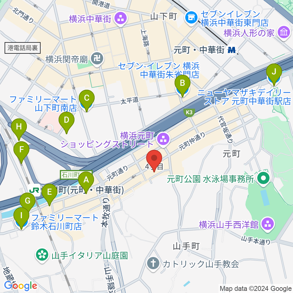 Sanae Fun Music周辺のコンビニエンスストア一覧地図