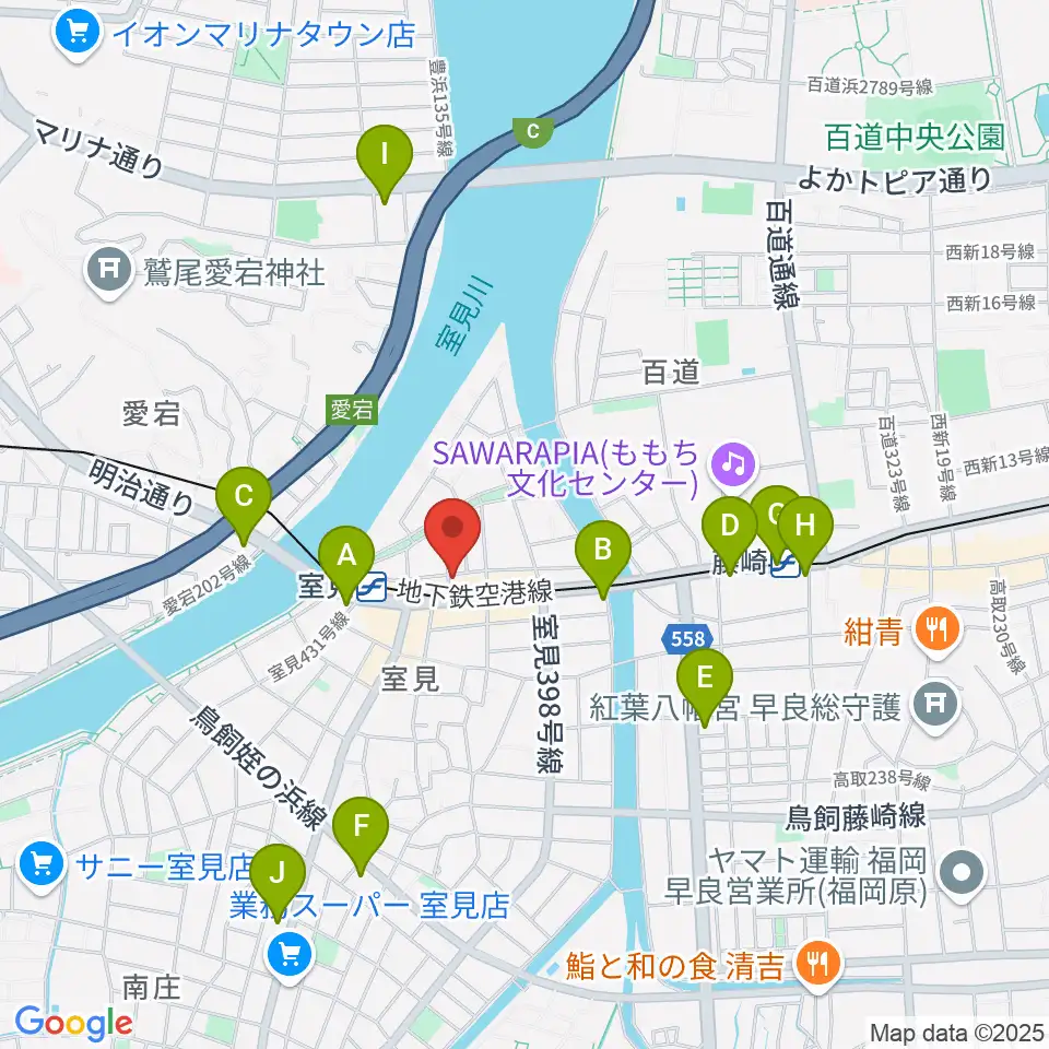 和光音楽アカデミー周辺のコンビニエンスストア一覧地図