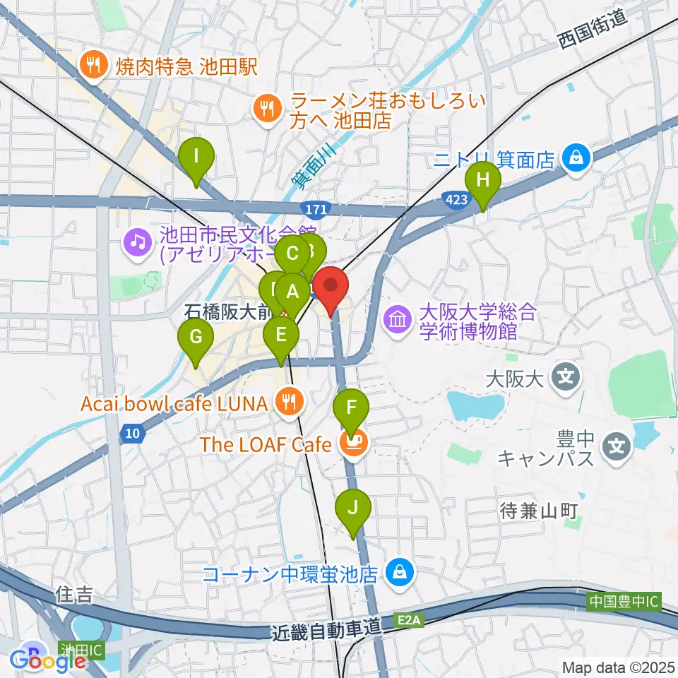 スタジオR's周辺のコンビニエンスストア一覧地図
