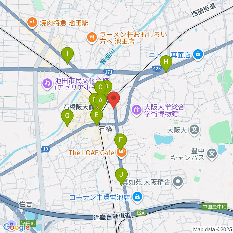 スタジオR's周辺のコンビニエンスストア一覧地図