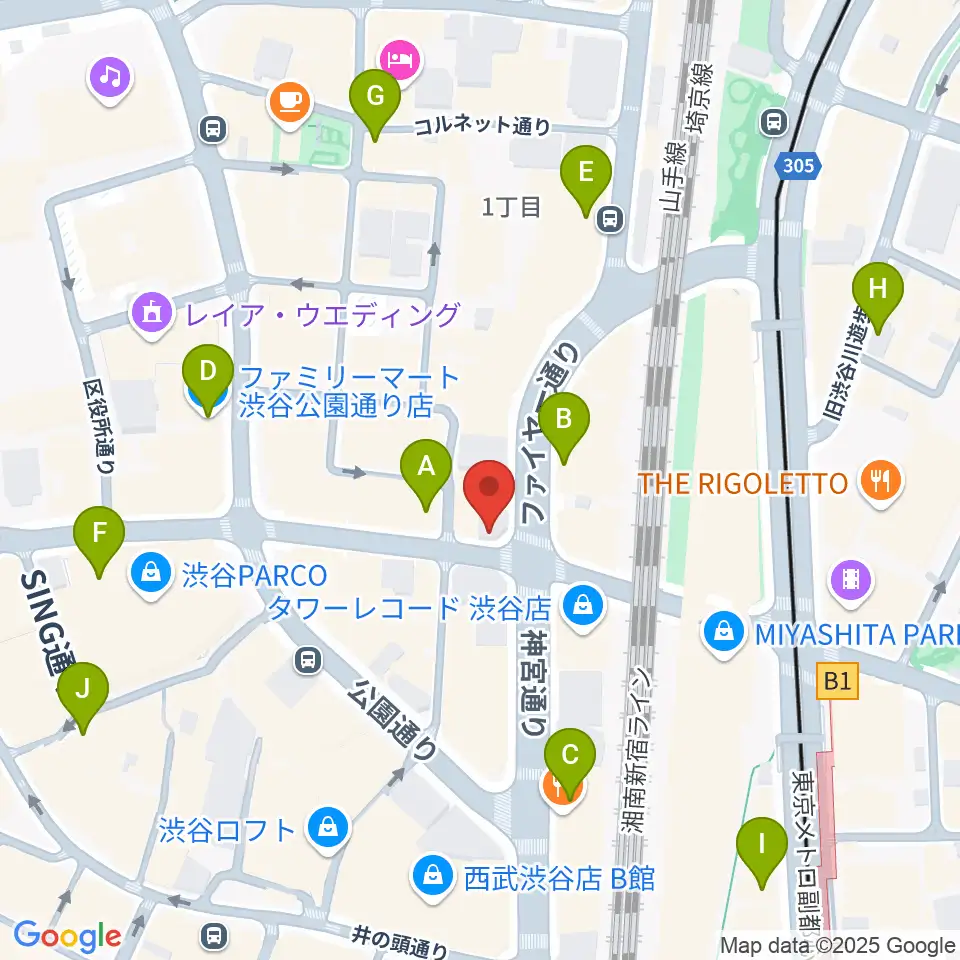 えちごやミュージック周辺のコンビニエンスストア一覧地図