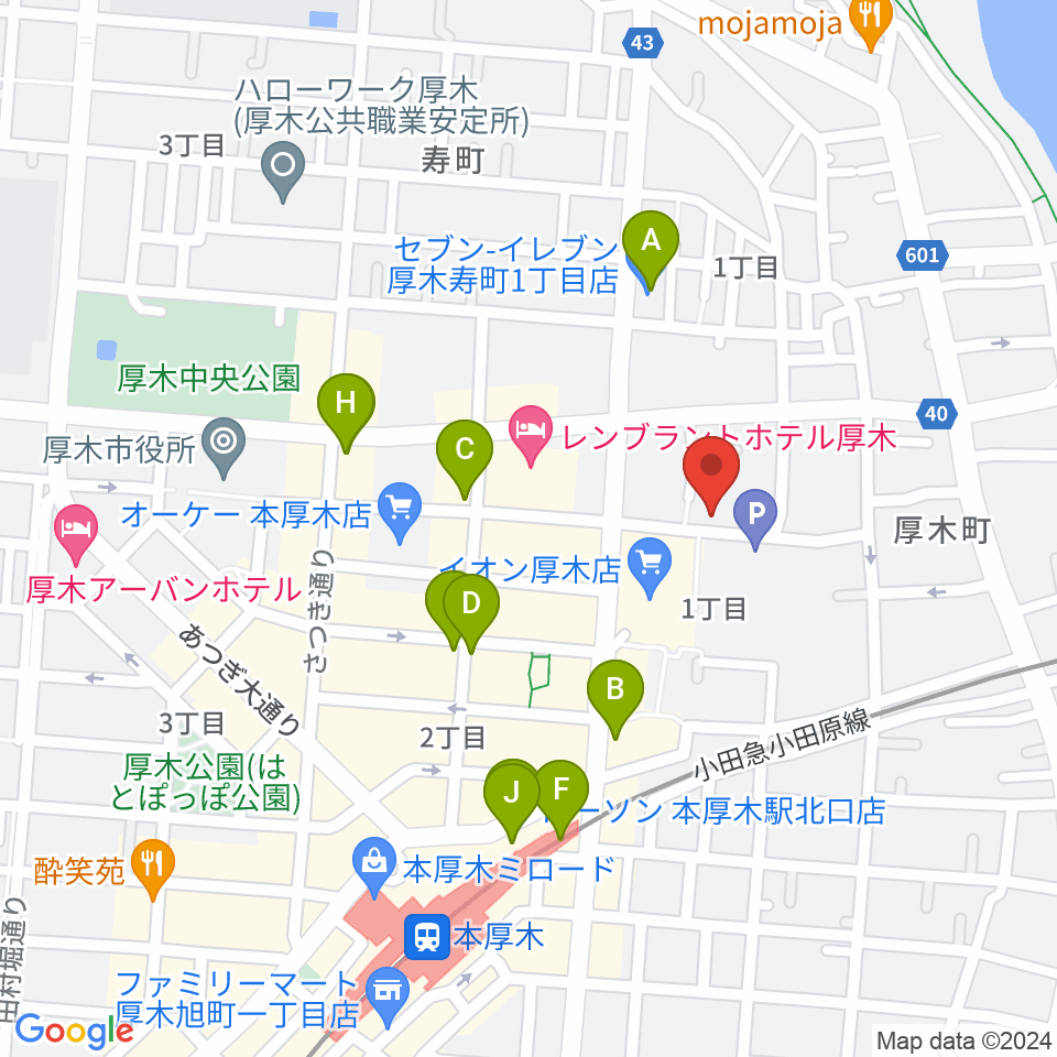 スタジオシール周辺のコンビニエンスストア一覧地図