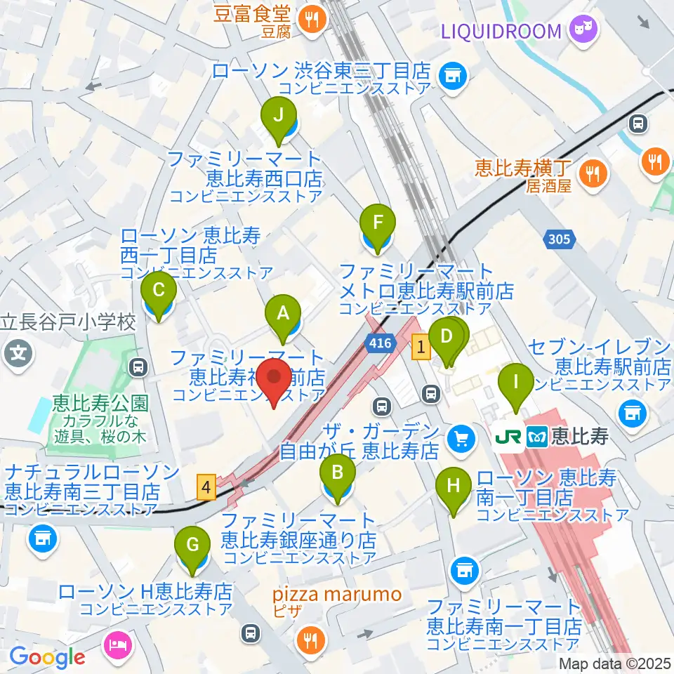 サイケデリズム周辺のコンビニエンスストア一覧地図