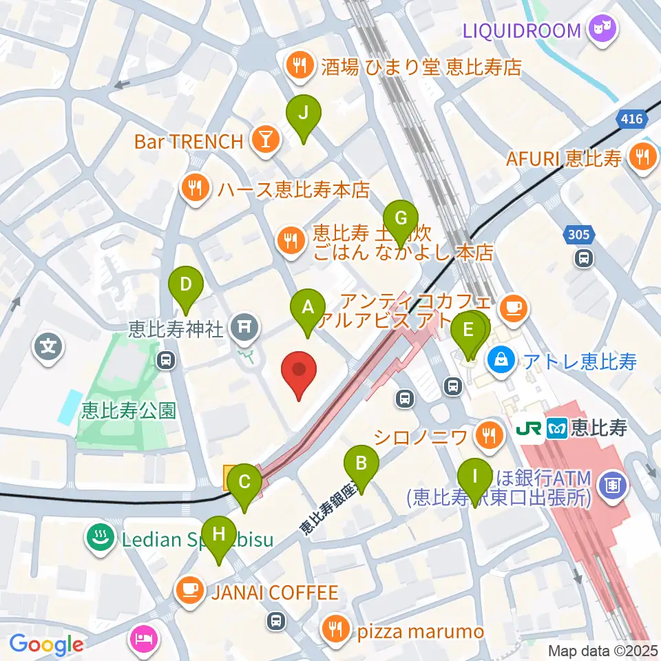 サイケデリズム周辺のコンビニエンスストア一覧地図