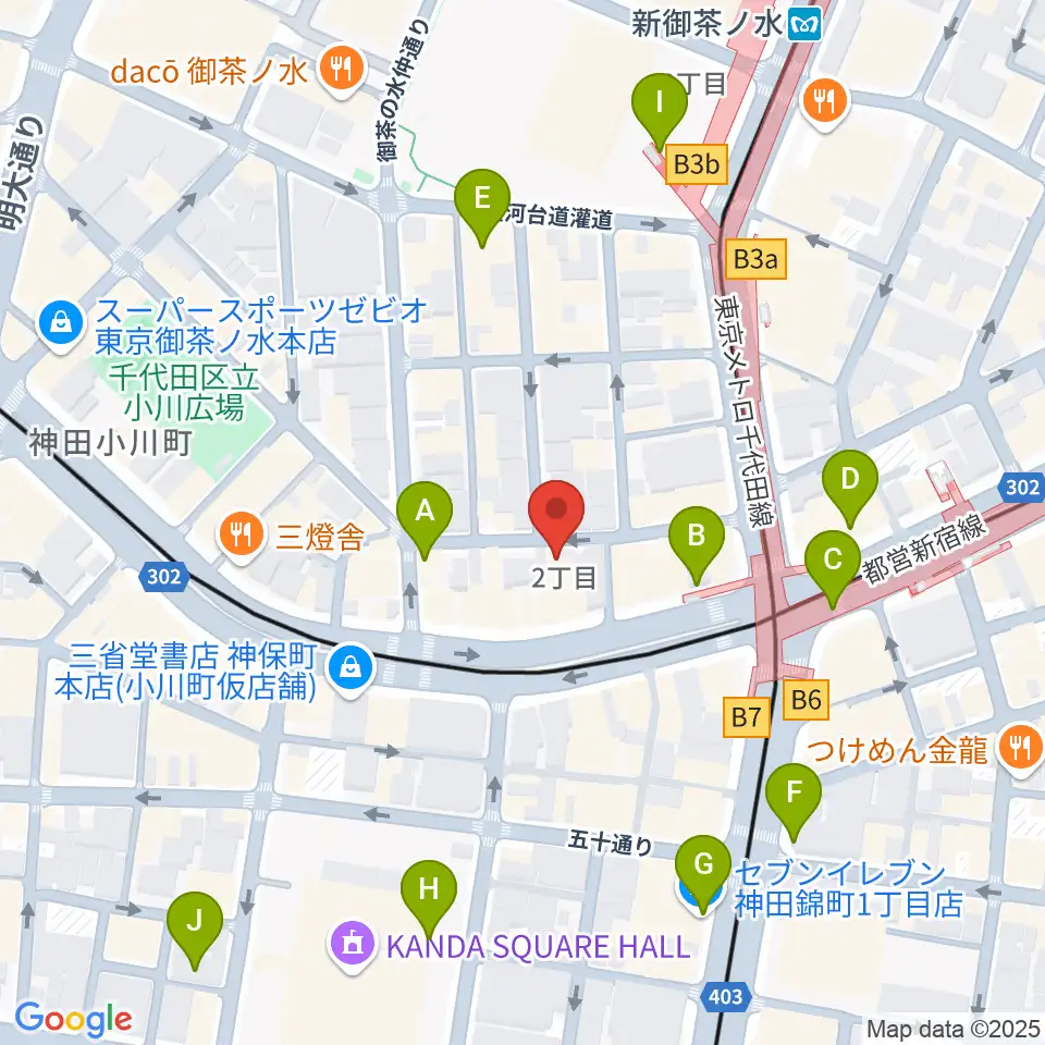 アキオ楽器周辺のコンビニエンスストア一覧地図