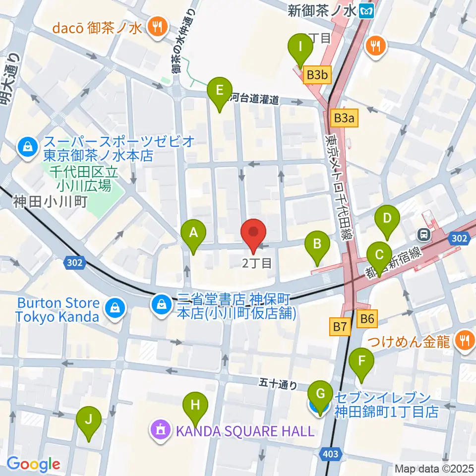 アキオ楽器周辺のコンビニエンスストア一覧地図