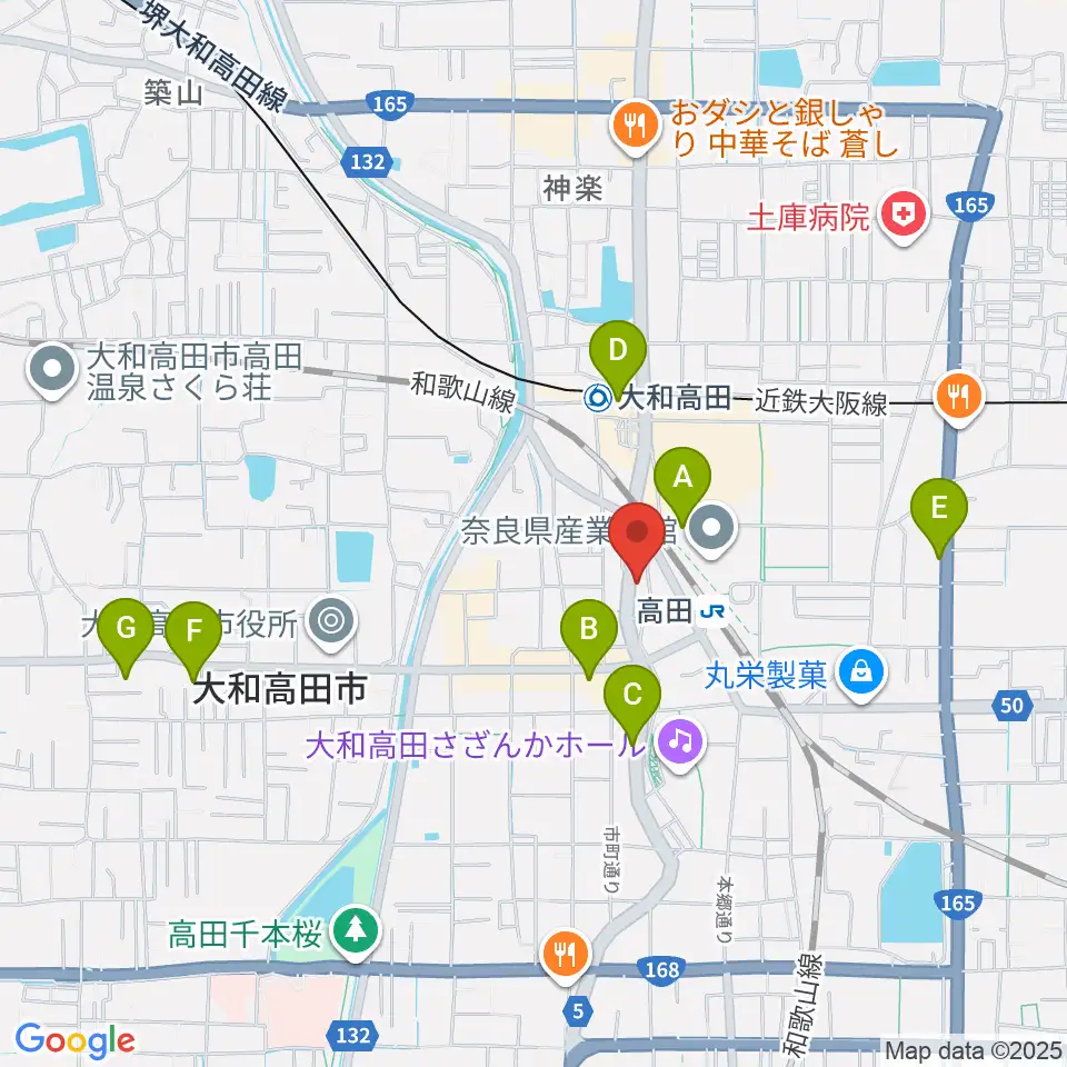 Music Salon Nakagawa周辺のコンビニエンスストア一覧地図