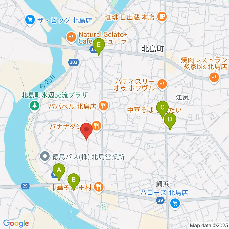 ドライブギターズ周辺のコンビニエンスストア一覧地図