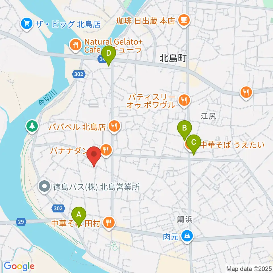 ドライブギターズ周辺のコンビニエンスストア一覧地図