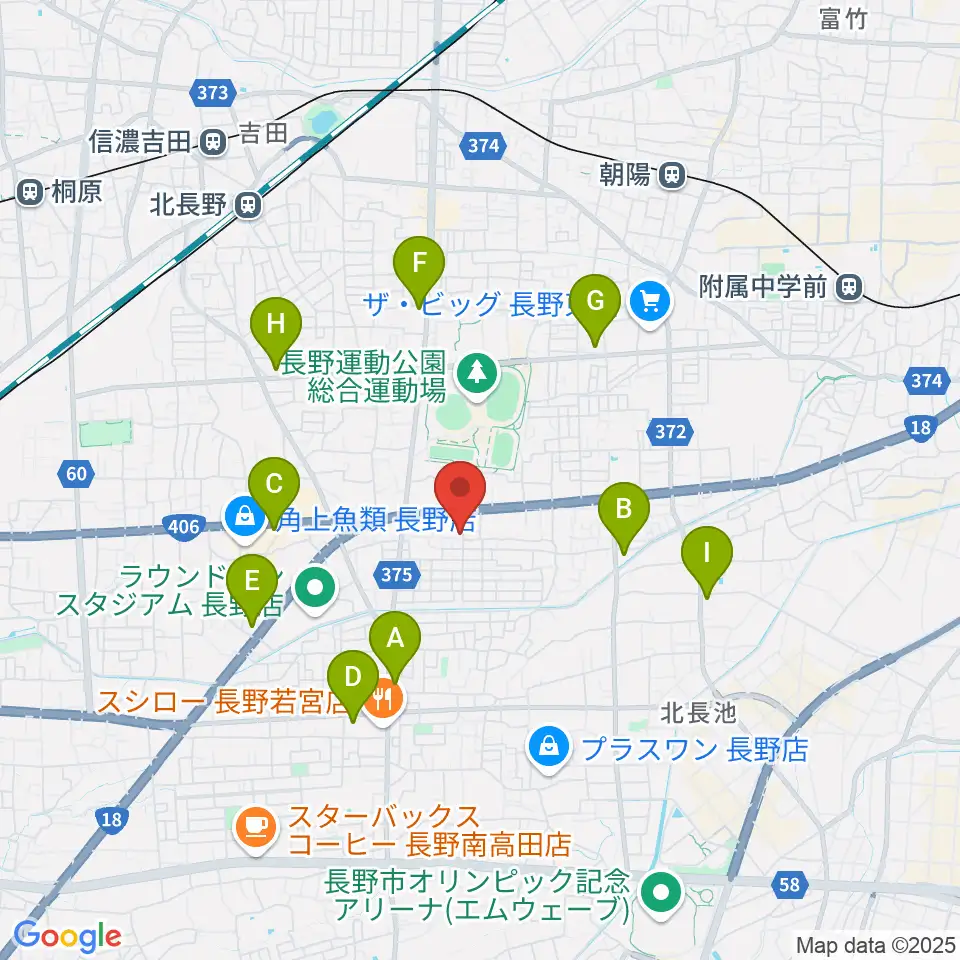 TAKE ONE周辺のコンビニエンスストア一覧地図