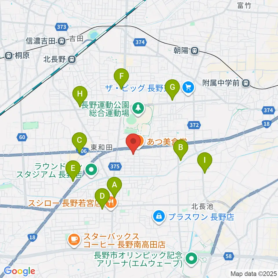 TAKE ONE周辺のコンビニエンスストア一覧地図
