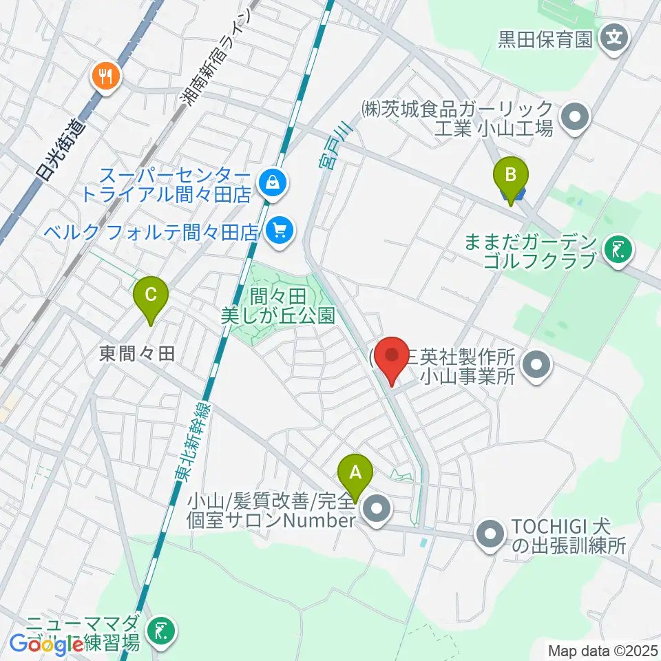 アルスミュージックスクール周辺のコンビニエンスストア一覧地図