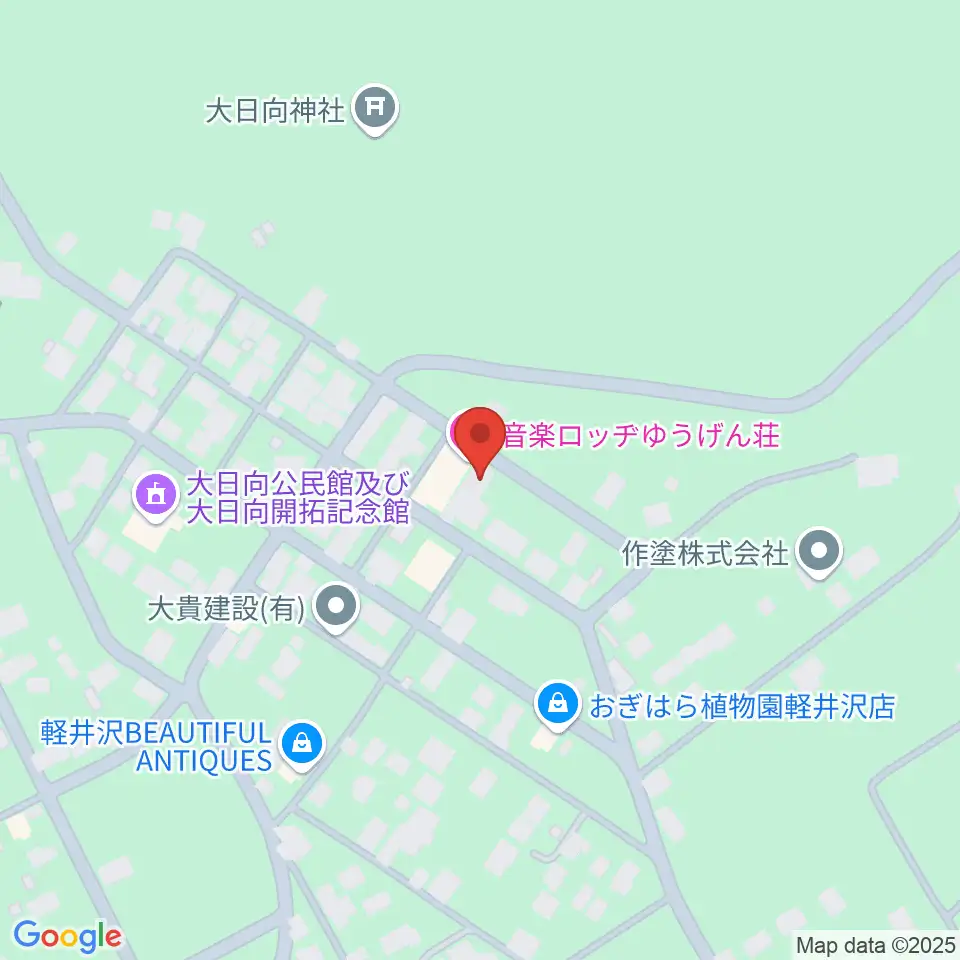 音楽ロッヂ ゆうげん荘周辺のコンビニエンスストア一覧地図