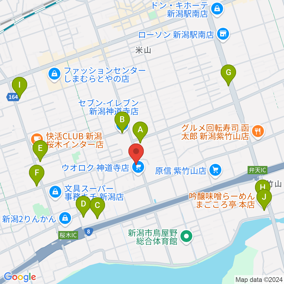 あぽろん駅南店周辺のコンビニエンスストア一覧地図