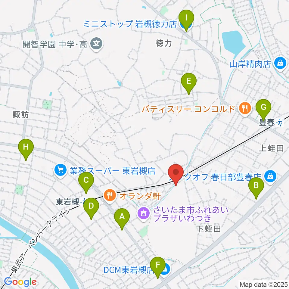 スタジオコーリング周辺のコンビニエンスストア一覧地図