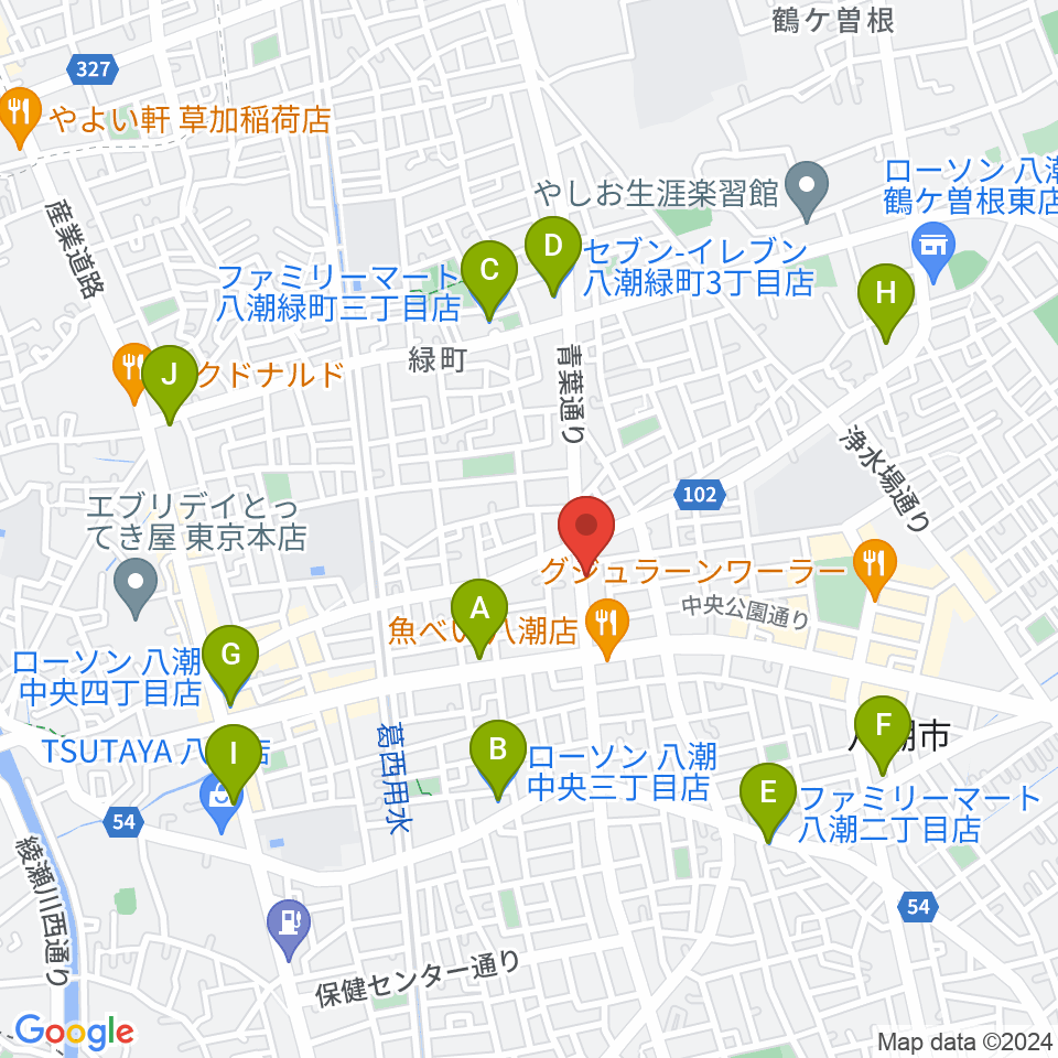 サウンドスタジオイフ周辺のコンビニエンスストア一覧地図