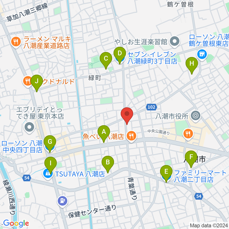 サウンドスタジオイフ周辺のコンビニエンスストア一覧地図