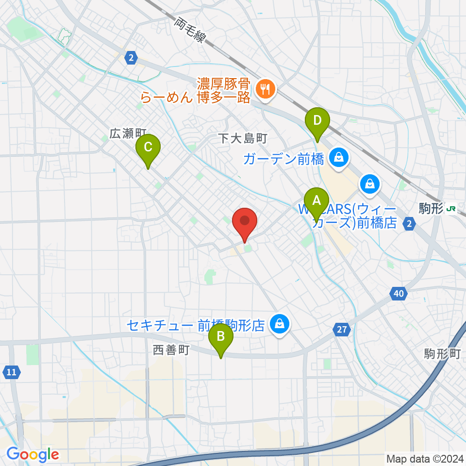 ヴィエナピアノ教室・フルート教室周辺のコンビニエンスストア一覧地図