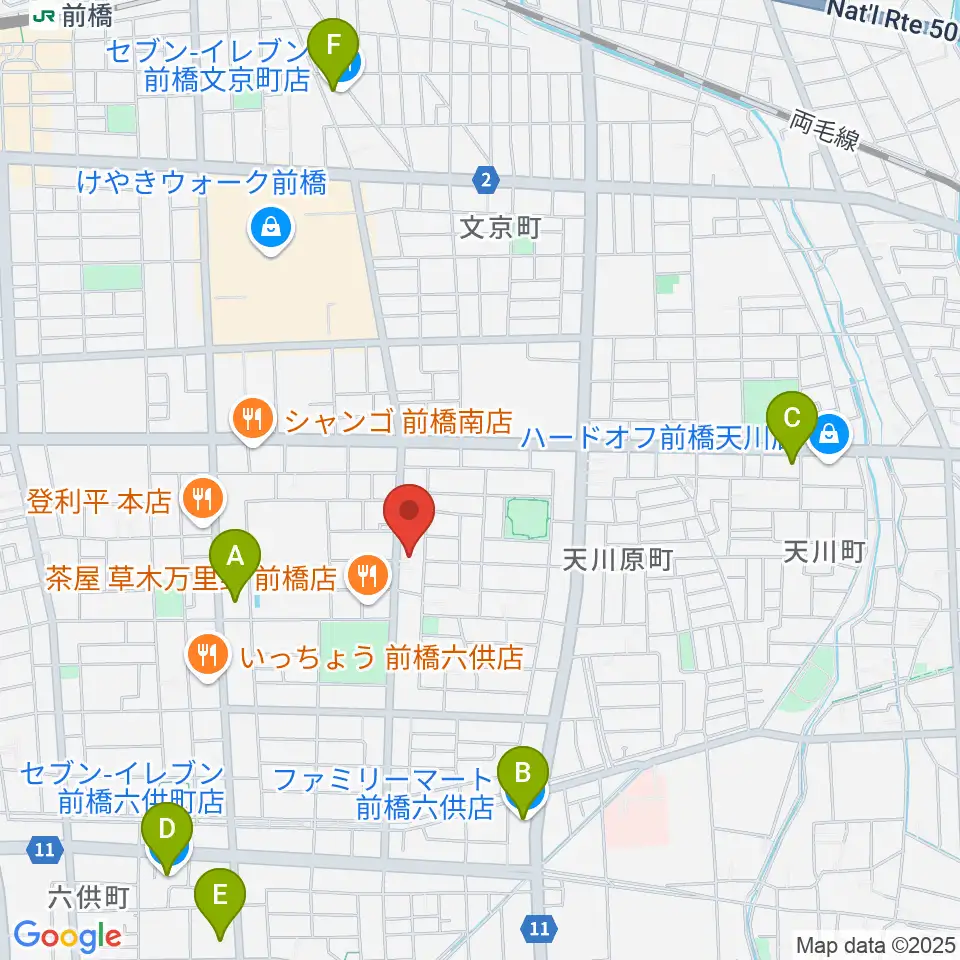 エコミック音楽教室周辺のコンビニエンスストア一覧地図
