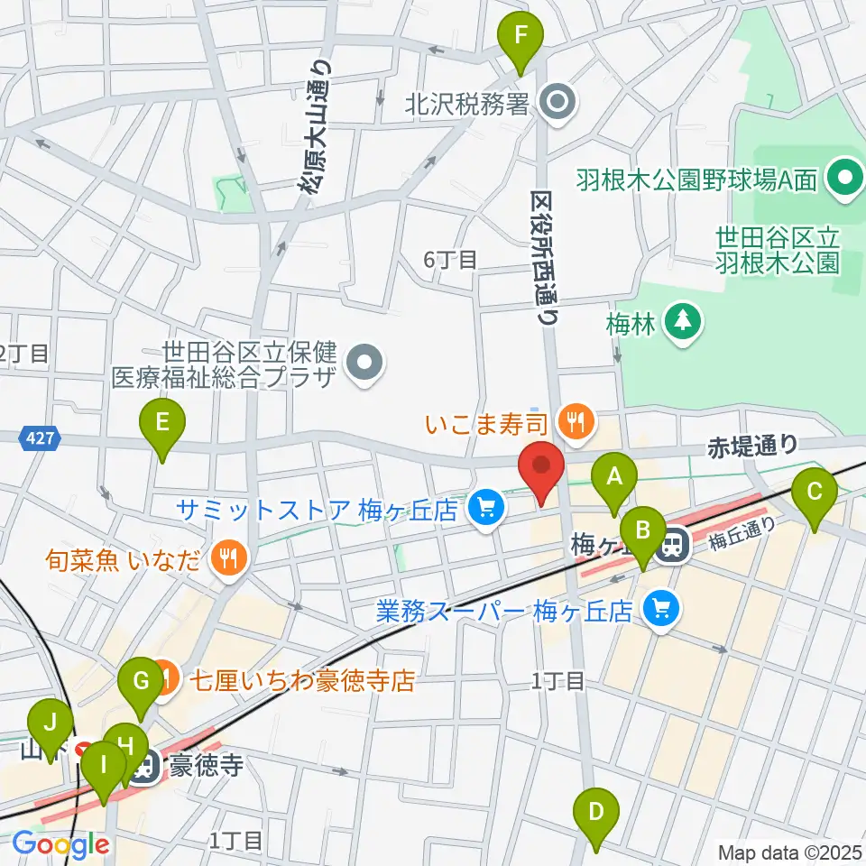 弦遊亭周辺のコンビニエンスストア一覧地図