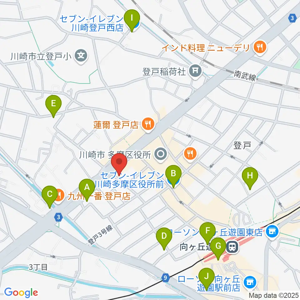 SOUND STUDIO OTA周辺のコンビニエンスストア一覧地図