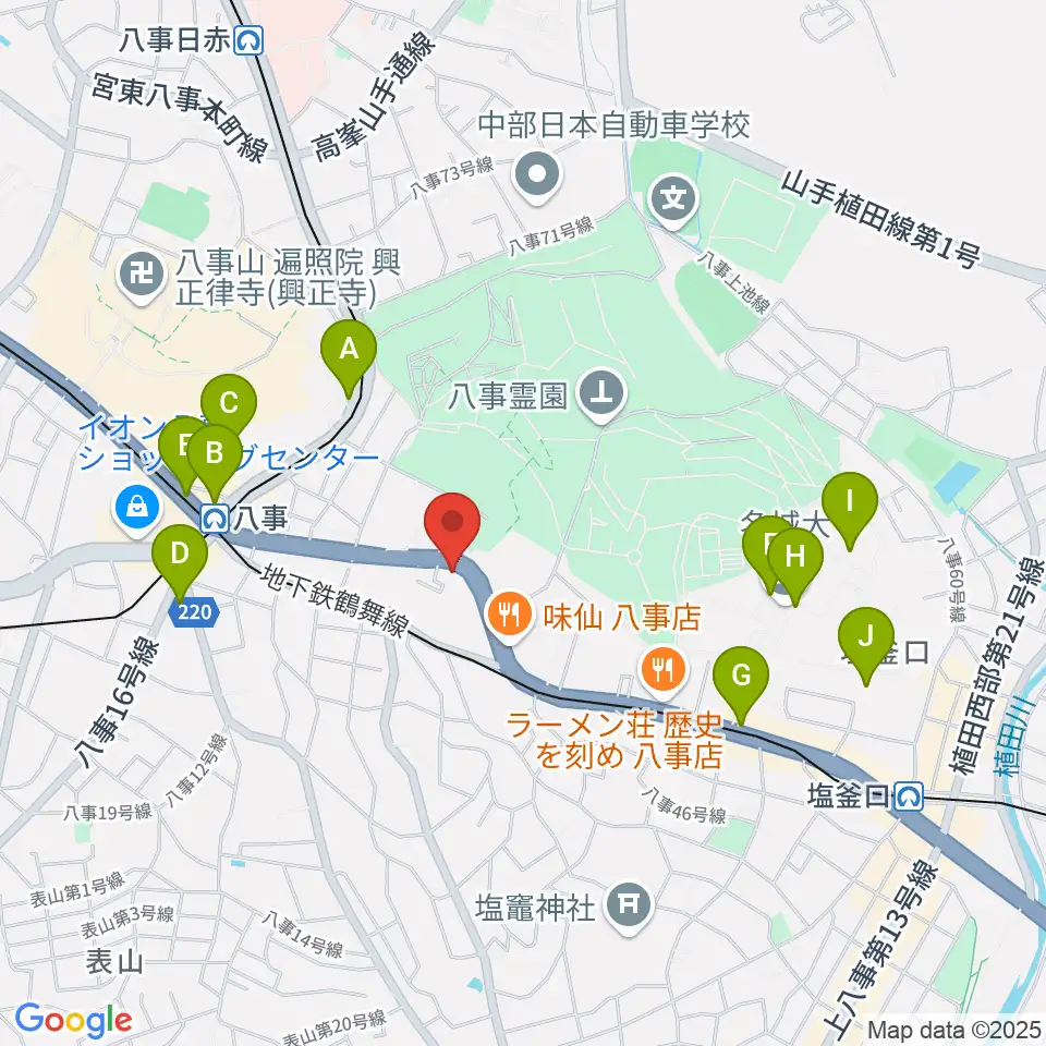 R'STUDIO YAGOTO周辺のコンビニエンスストア一覧地図