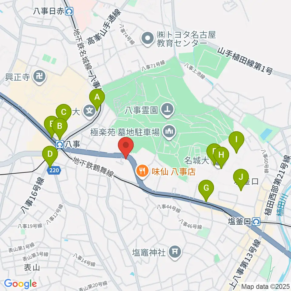 R'STUDIO YAGOTO周辺のコンビニエンスストア一覧地図