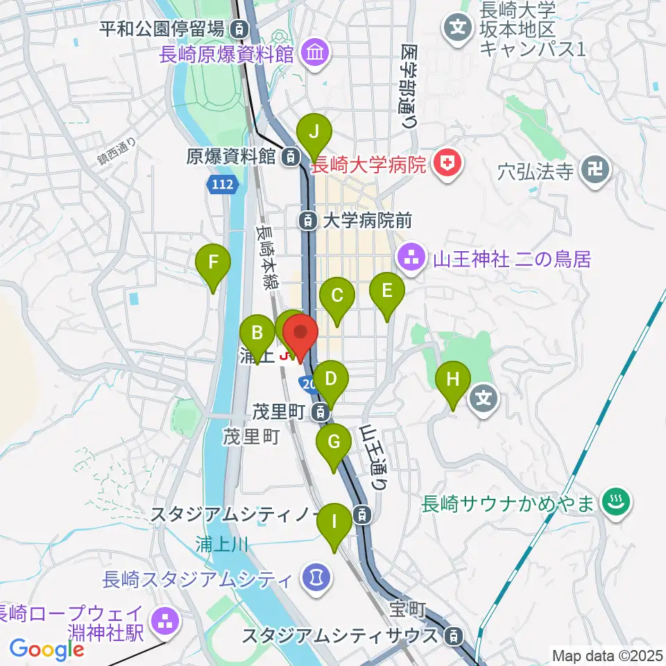 アノミュージックハウス周辺のコンビニエンスストア一覧地図